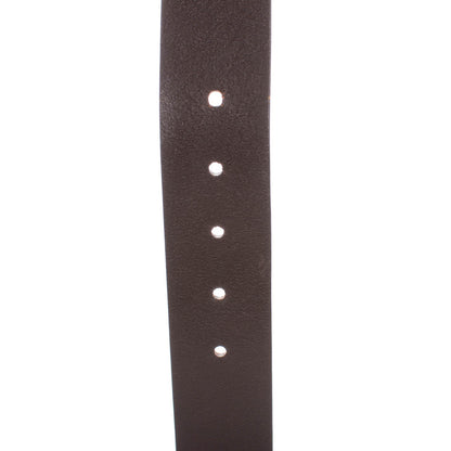 Gucci Calfskin Belt 85 34 Dark Brown 5 of 6