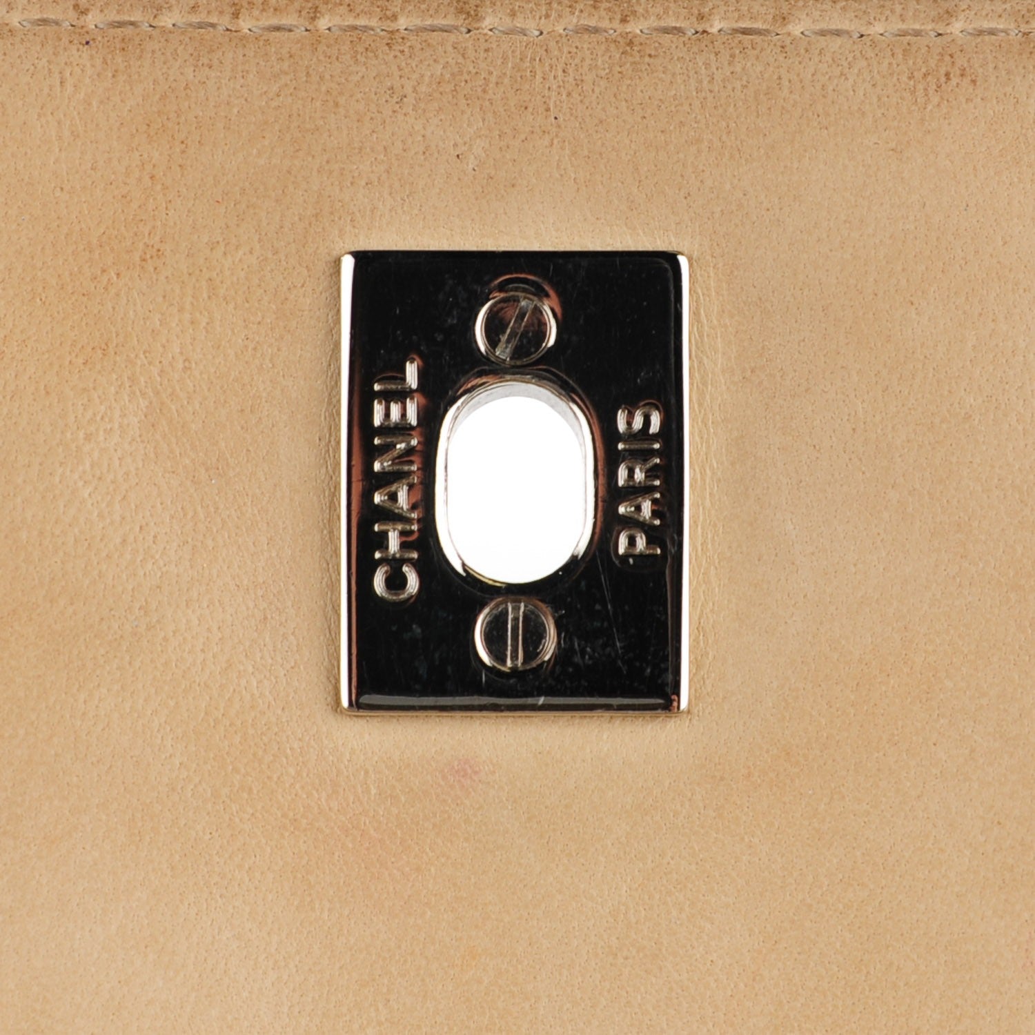 Chanel Vinyl Quilted In The Business Flap Bag Beige 6 of 8