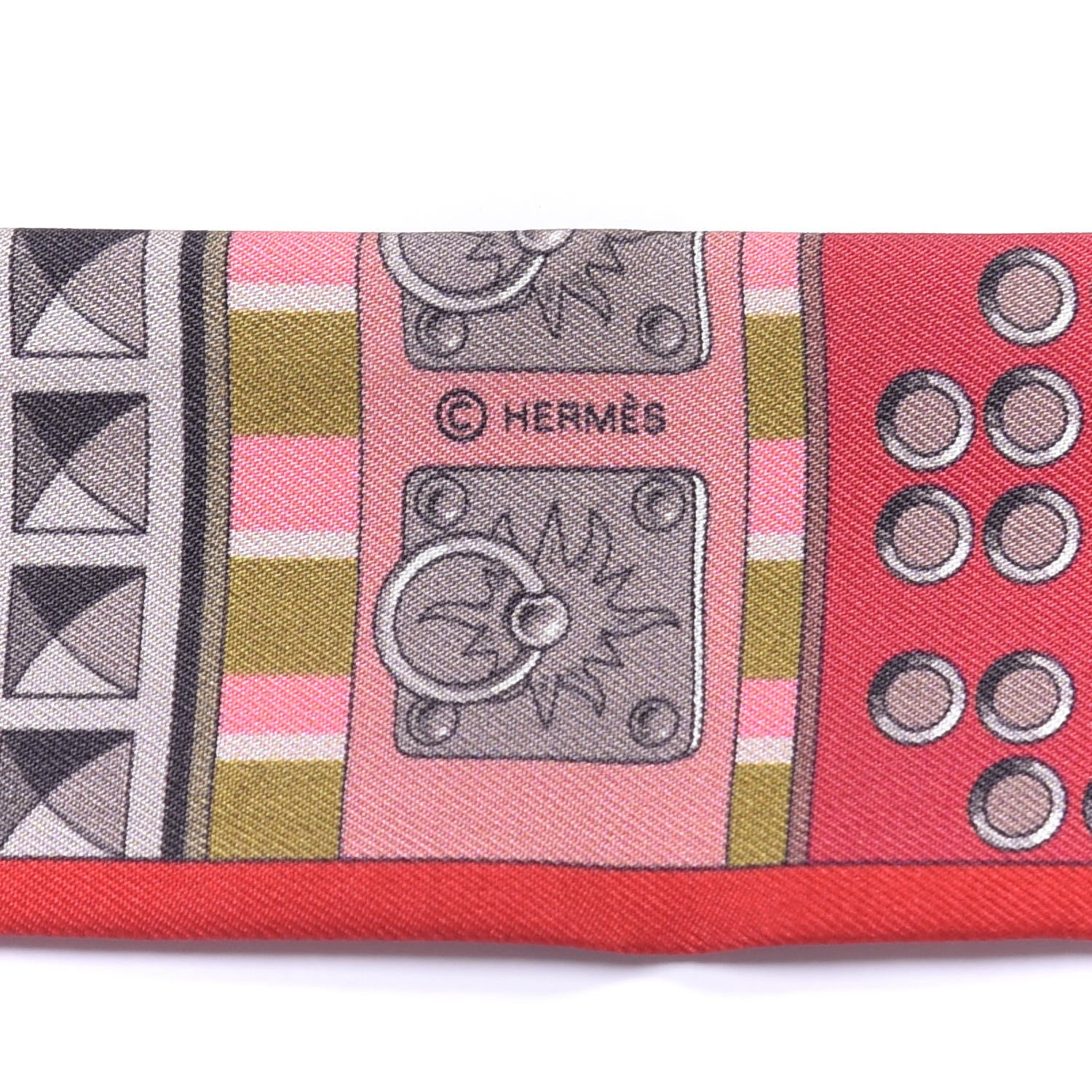 Hermes Silk Colliers De Chiens Twilly 3 of 4