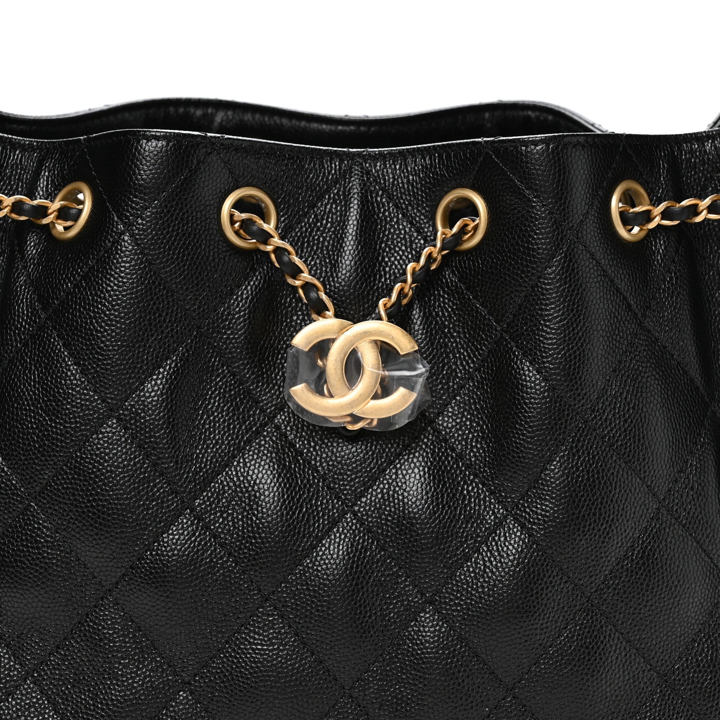 Caviar Quilted Small Chanel 25 Handbag Black