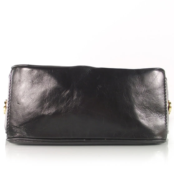 Leather Multipocket Hobo Black
