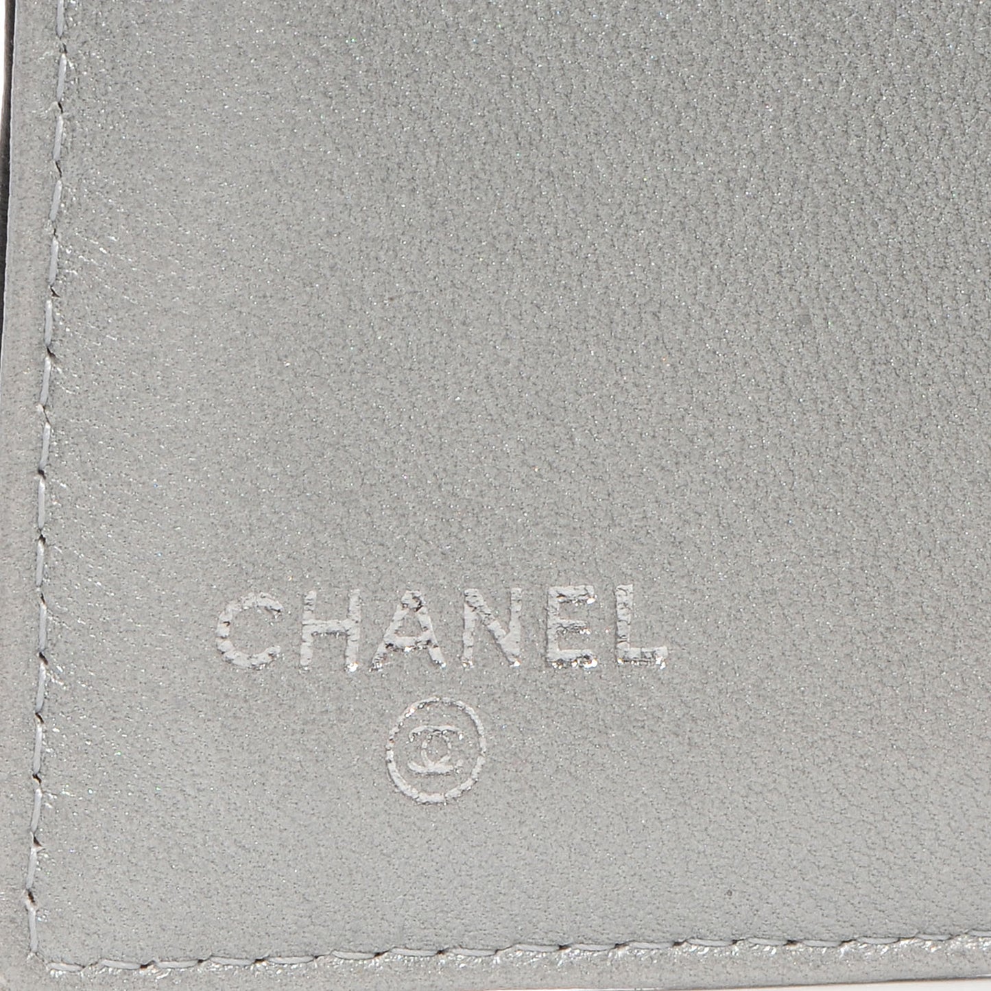 Lambskin Camellia French Wallet Black