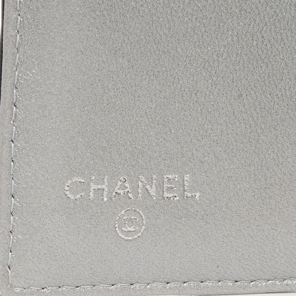Chanel Lambskin Camellia French Wallet Black 6 of 7