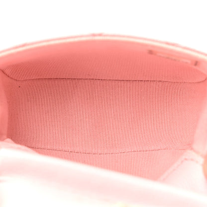 Chanel Caviar Quilted Mini Clutch With Chain Pink 5 of 10