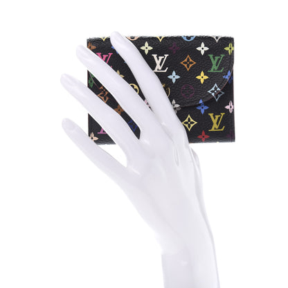 Louis Vuitton Monogram Multicolor Business Card Holder Black Grenade 2 of 10