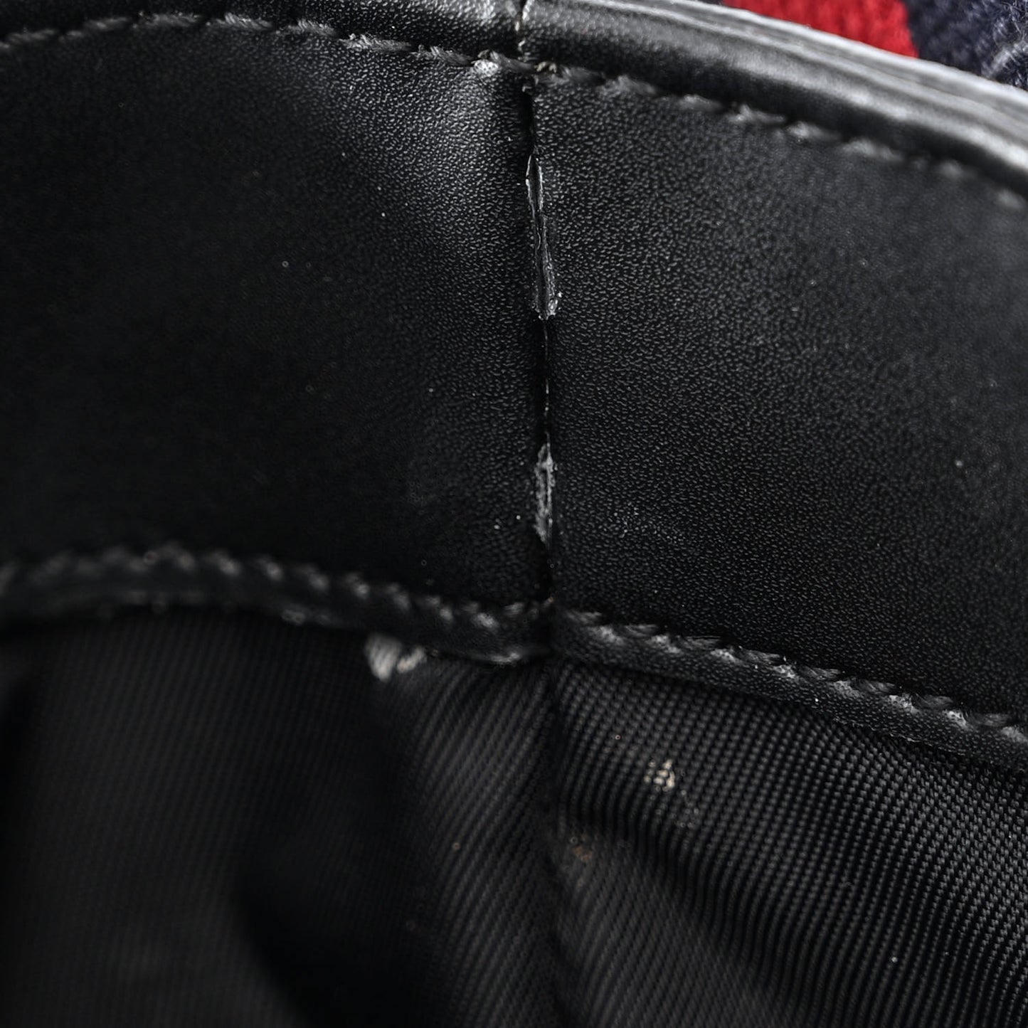 GG Supreme Monogram Web Messenger Diaper Bag Black Grey