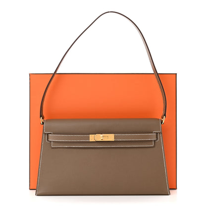 Hermes Madame Calfskin Kelly Elan Etoupe 11 of 11