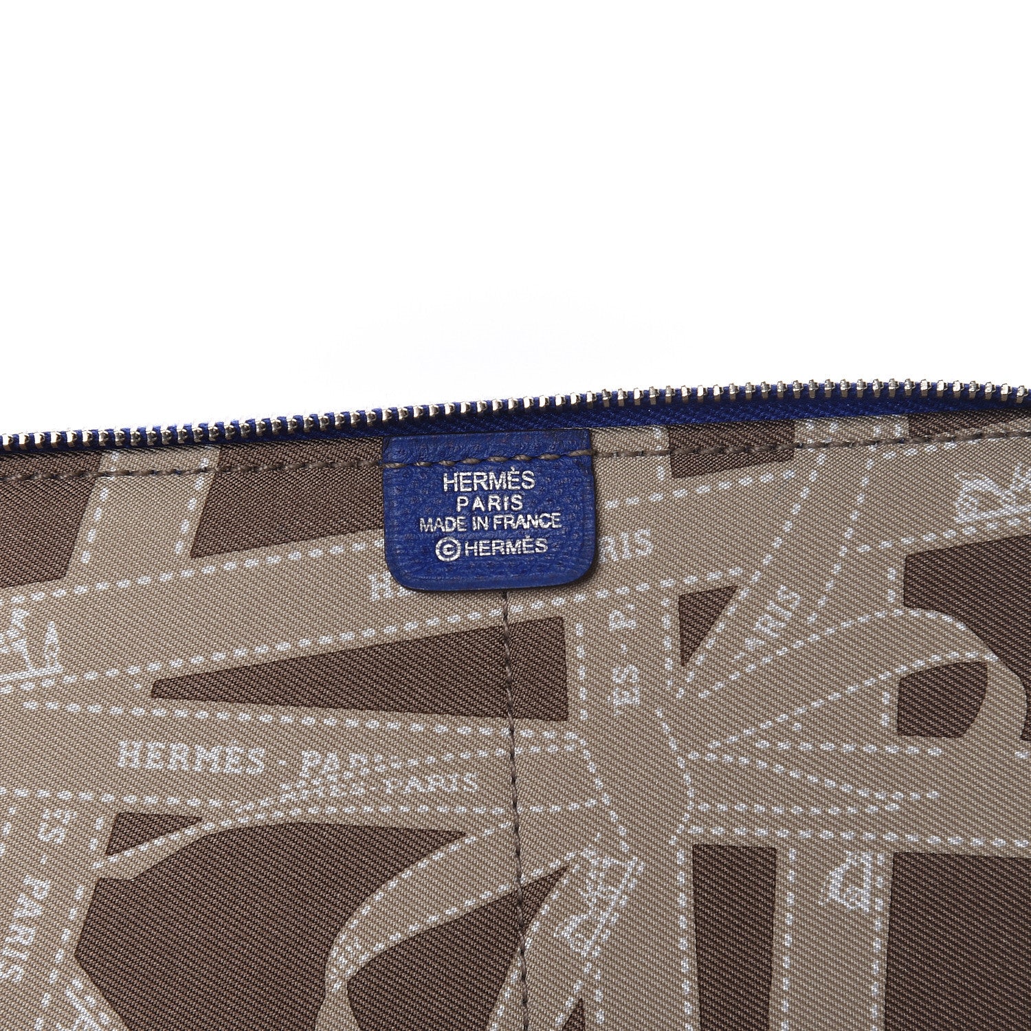 Hermes Epsom Silkydaily Globe Trotter Agenda Bleu Electrique 7 of 8