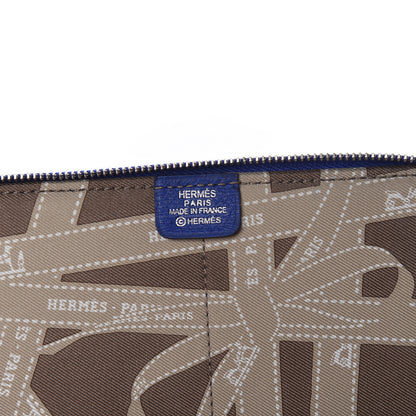 Hermes Epsom Silkydaily Globe Trotter Agenda Bleu Electrique 7 of 8
