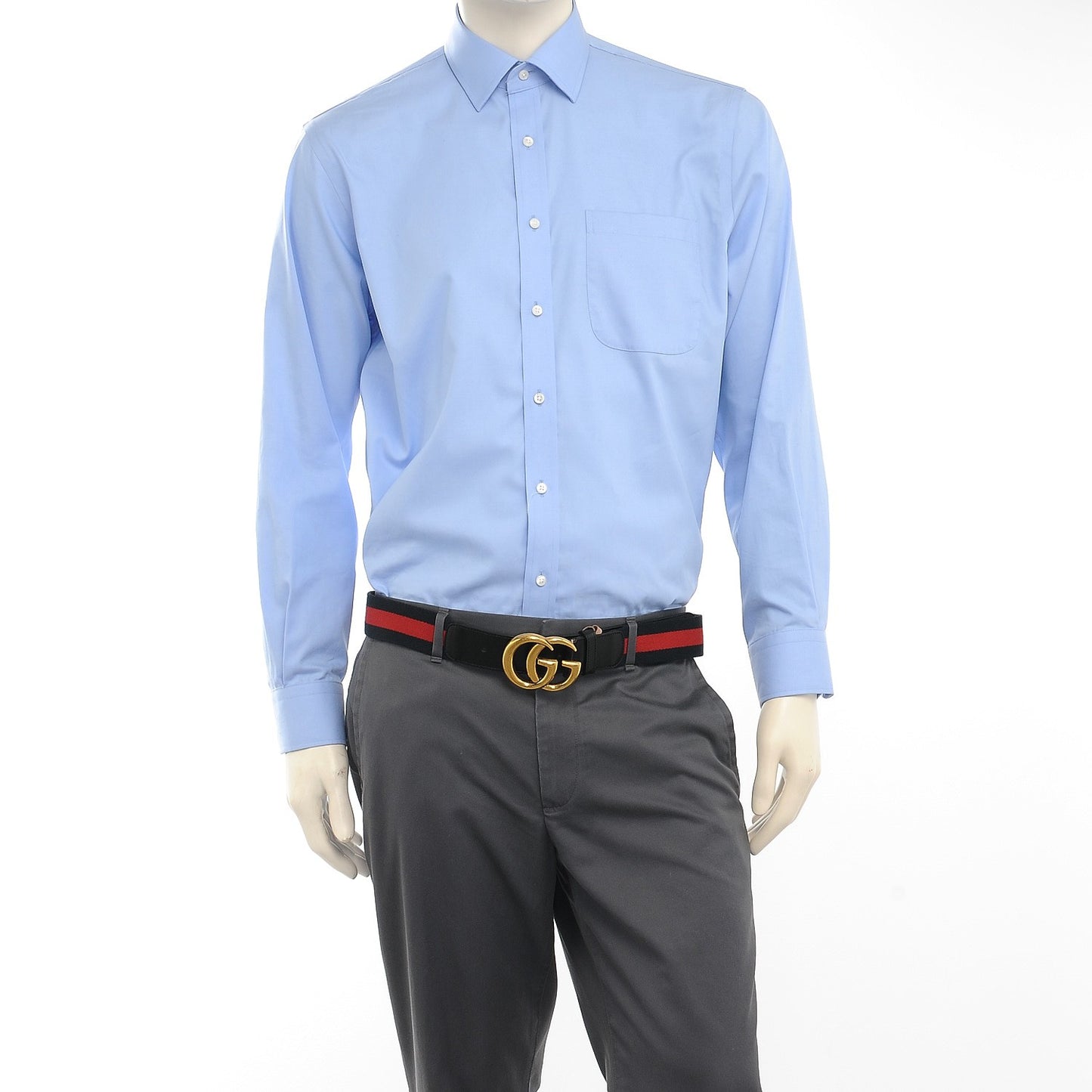 Nylon Calfskin Double G Web 40mm Belt 100 40 Blue Red Black