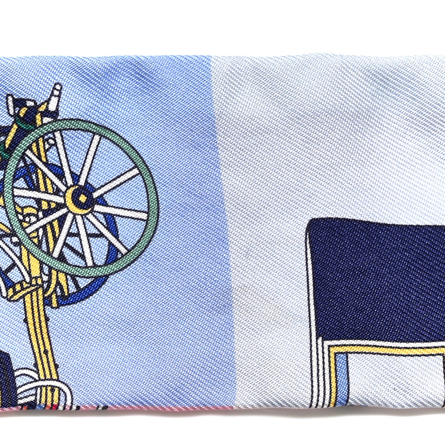 Silk Les Voitures Exquises Twilly Bleu Rose Vert