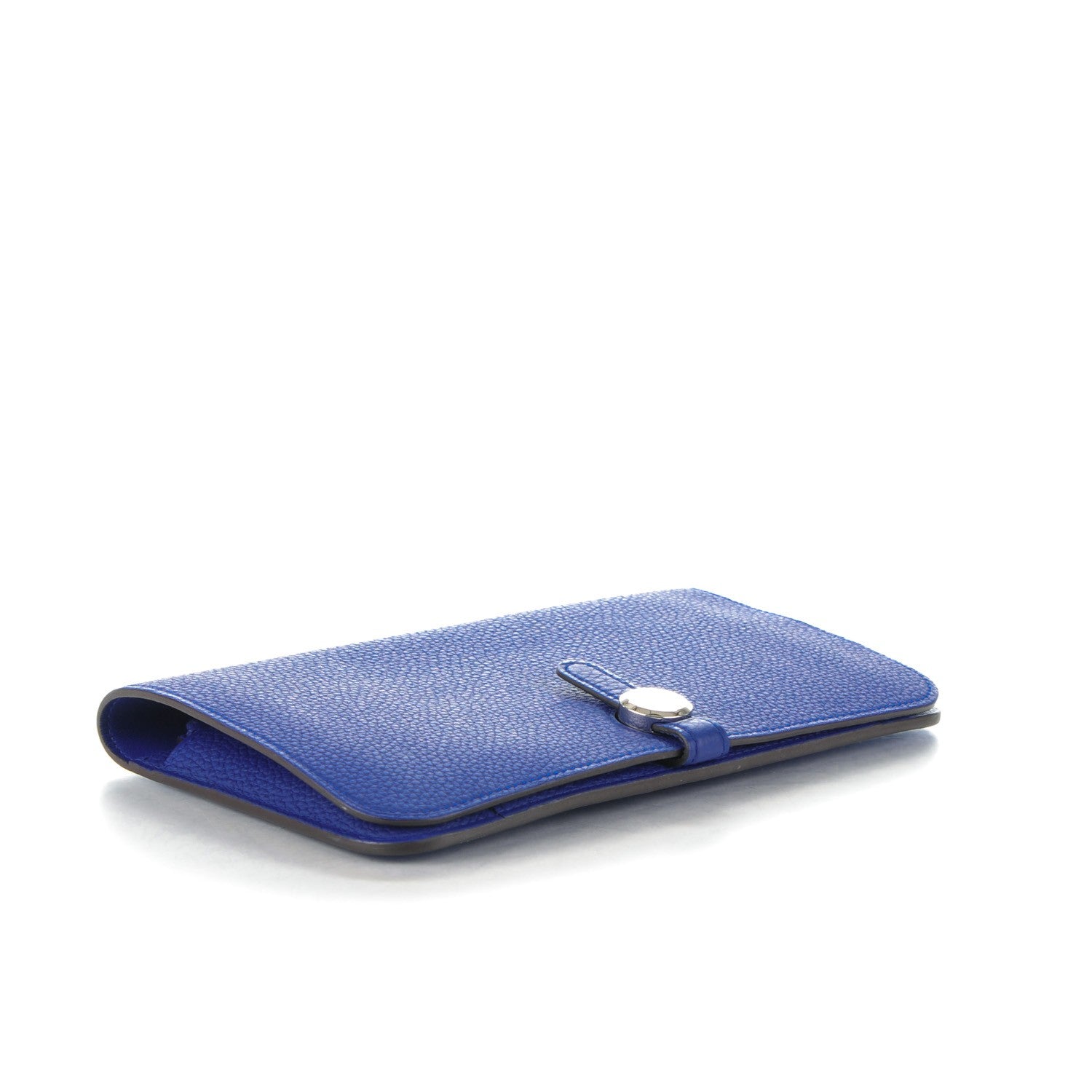 Hermes Togo Dogon Duo Wallet Bleu Electrique 4 of 10