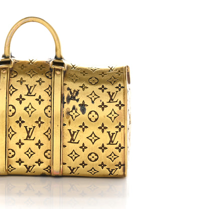 Louis Vuitton Antique Brass Keepall Paperweight 7 of 8