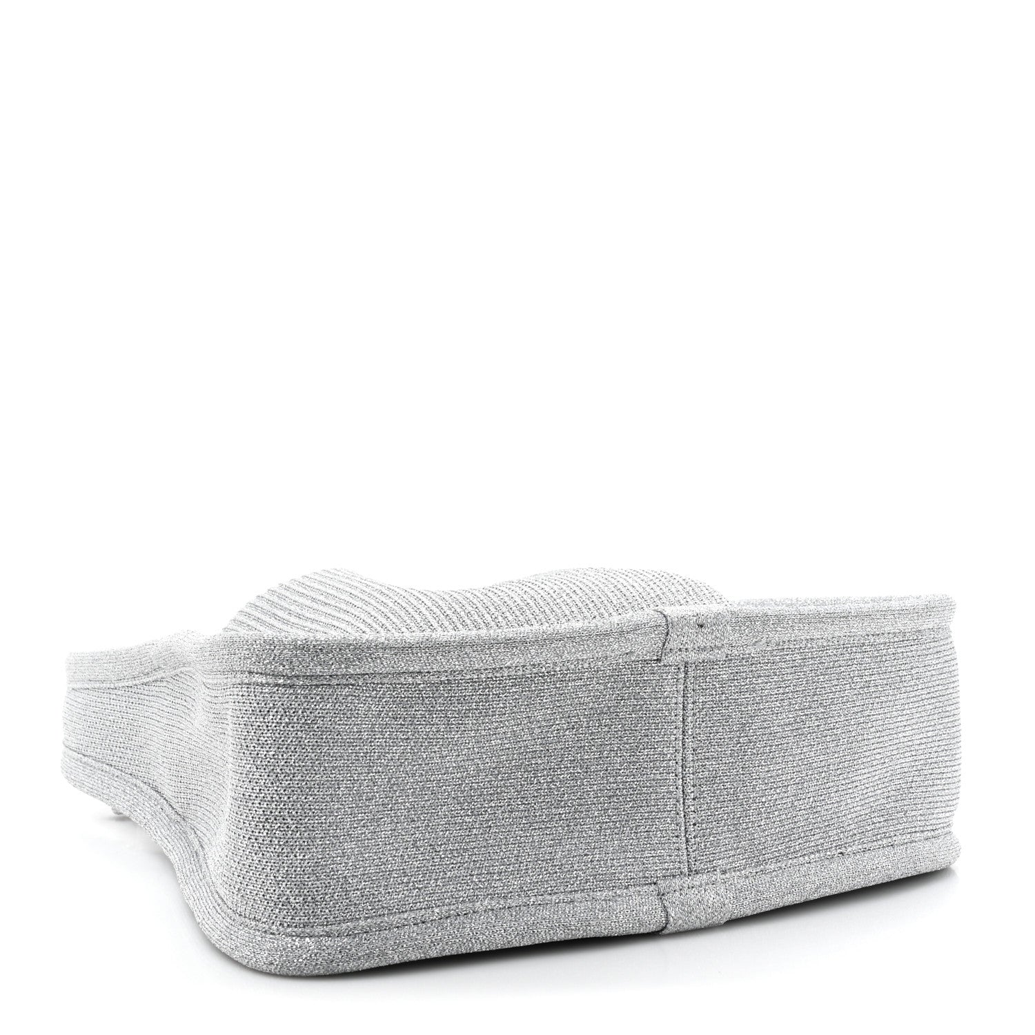 Alexander Wang Metallic Ribbed Knit Small Ryan Bag Silver 4 of 9