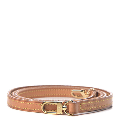 Louis Vuitton Vachetta 12mm Long Shoulder Strap VVN 1 of 3