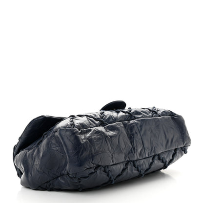 Chanel Calfskin Ultra Stitch Oversize Flap Navy 4 of 10