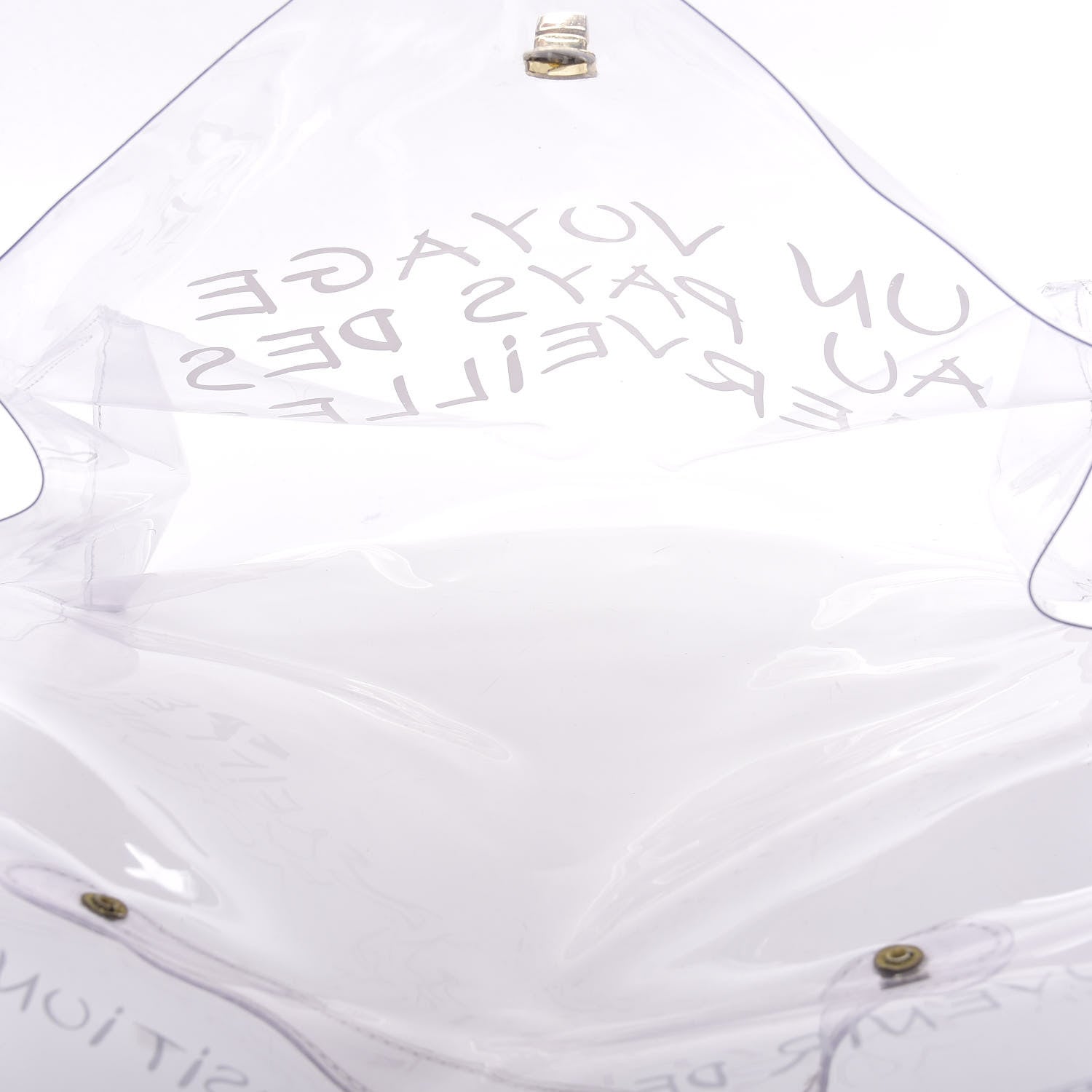 Hermes Vinyl Souvenir De L'Exposition Kelly Transparent 10 of 11