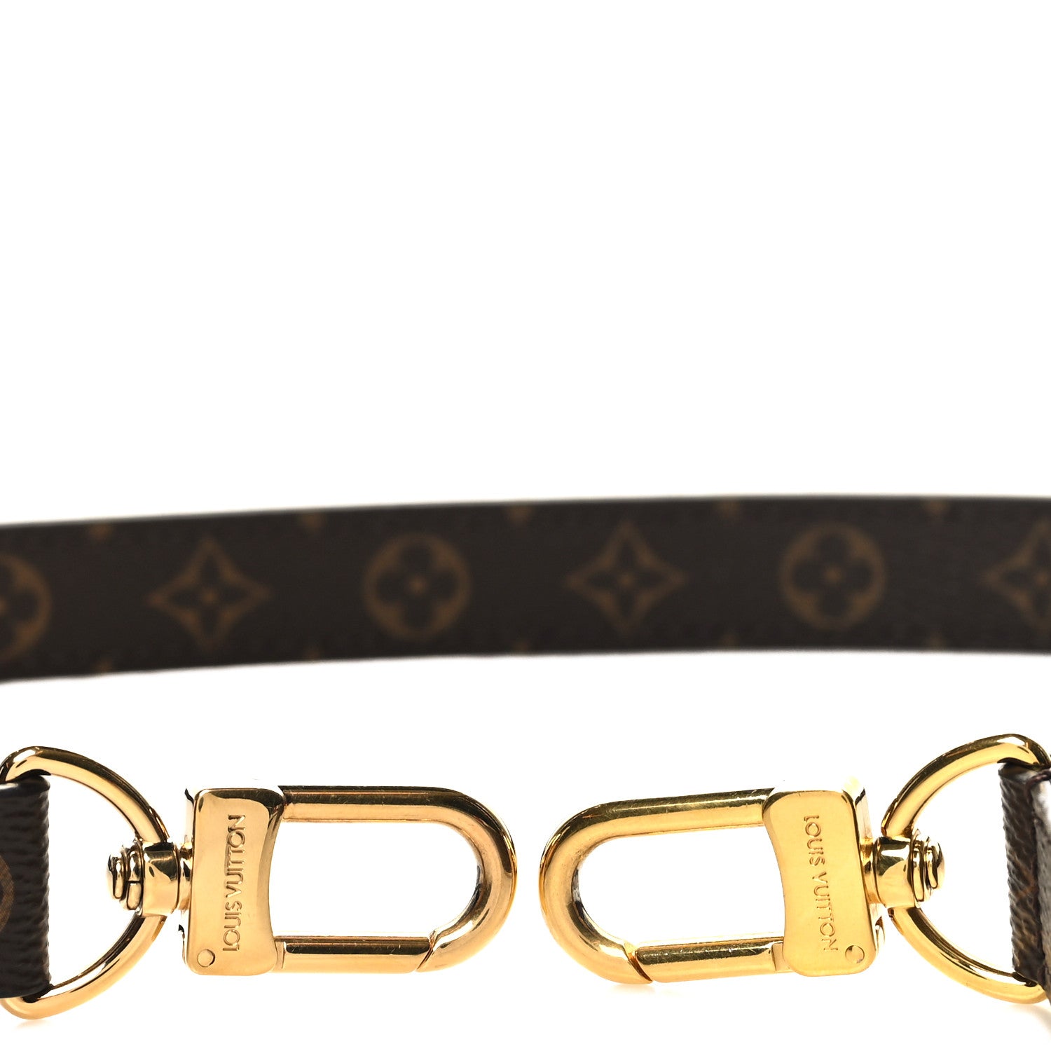 Louis Vuitton Monogram Bandouliere 20mm Adjustable Shoulder Strap 3 of 4