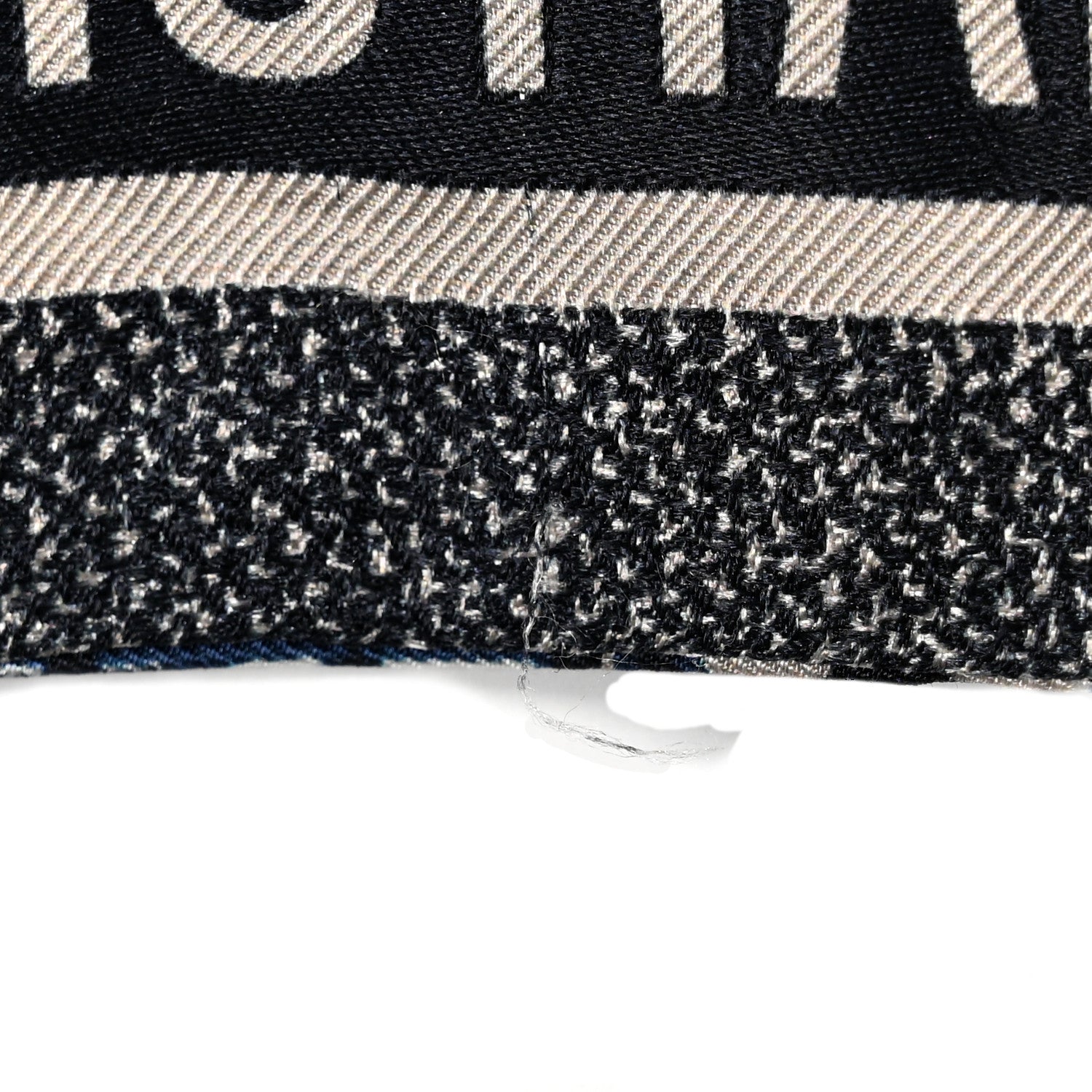 Christian Dior Silk Oblique Mitzah Scarf Blue 3 of 7