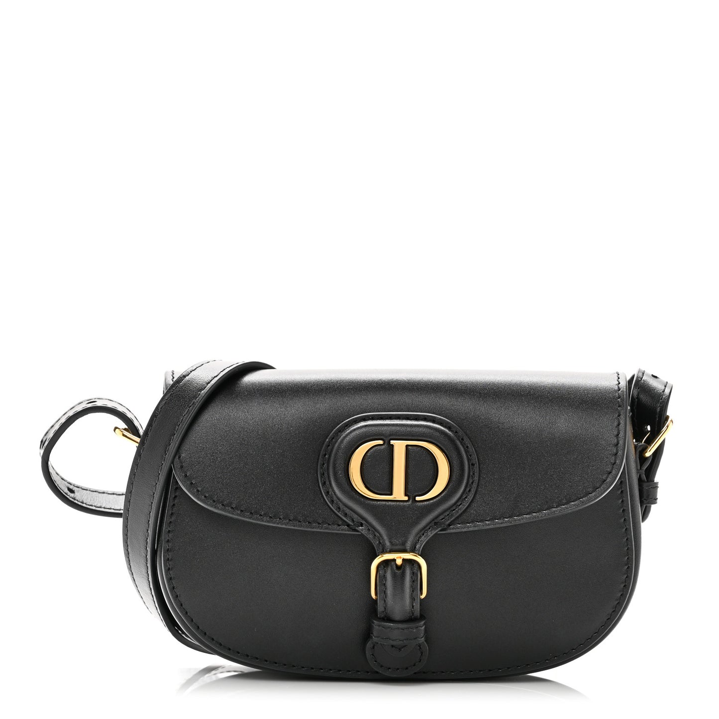 Box Calfskin Mini Bobby Bag Black