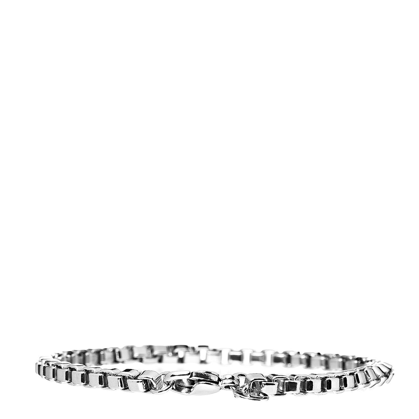 Sterling Silver 4mm Venetian Link Bracelet