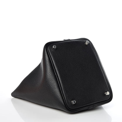 Hermes Taurillon Clemence Picotin Lock 18 PM Black 4 of 10