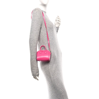 Givenchy Shiny Lord Calfskin Micro Antigona Neon Pink 2 of 11