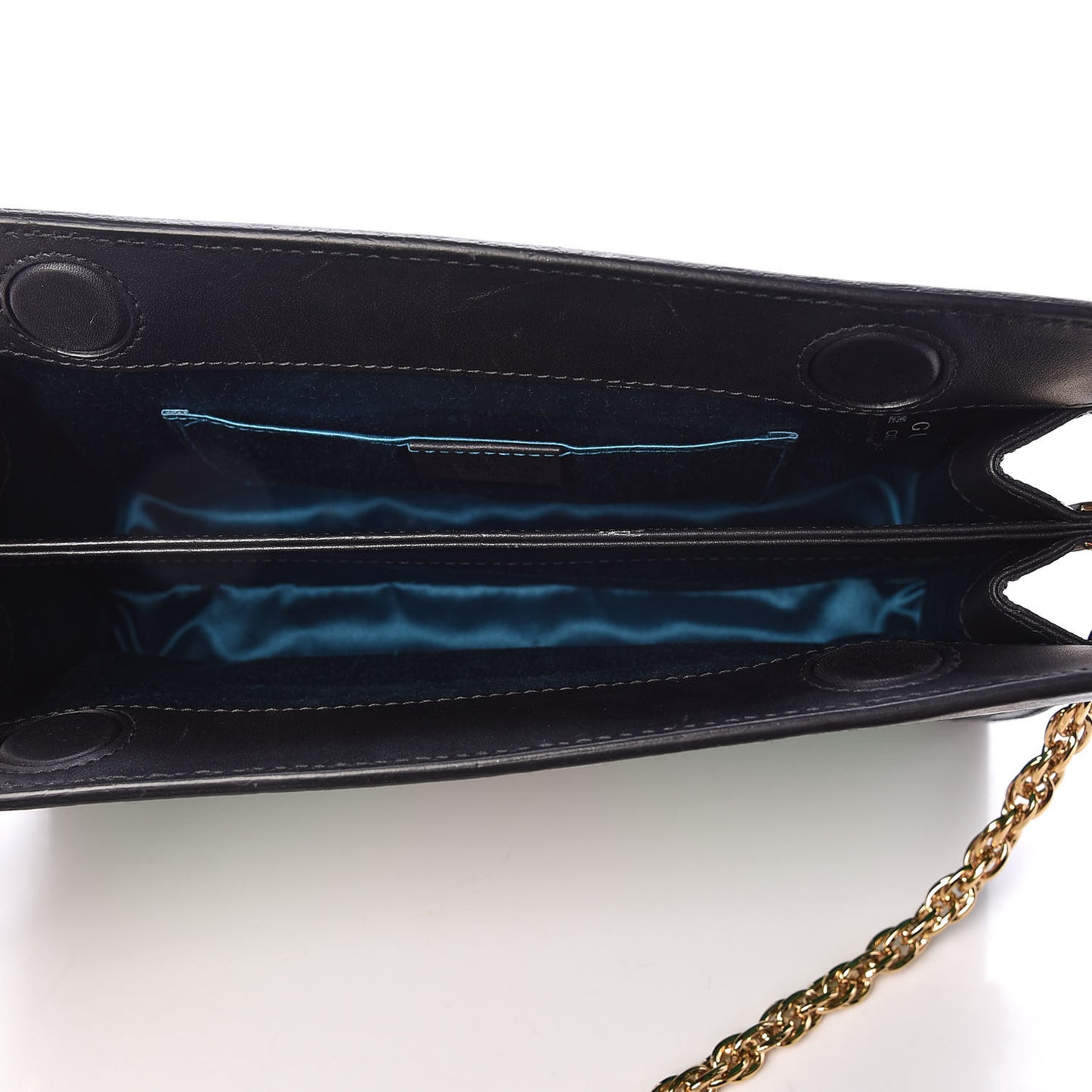 Suede Patent Web Small Ophidia Chain Shoulder Bag New Shamarock Black