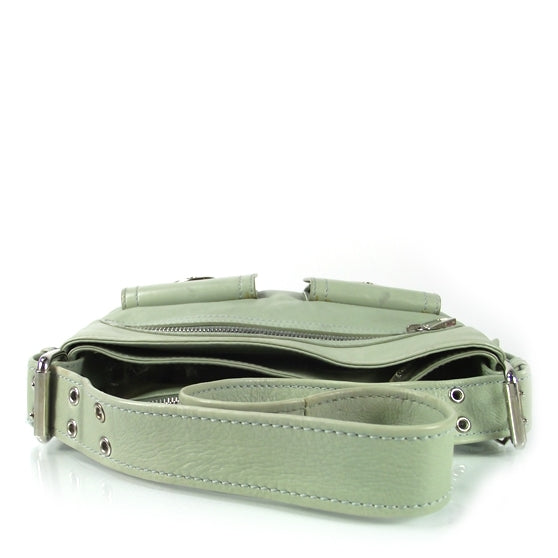 Leather Sophia Hobo Seafoam