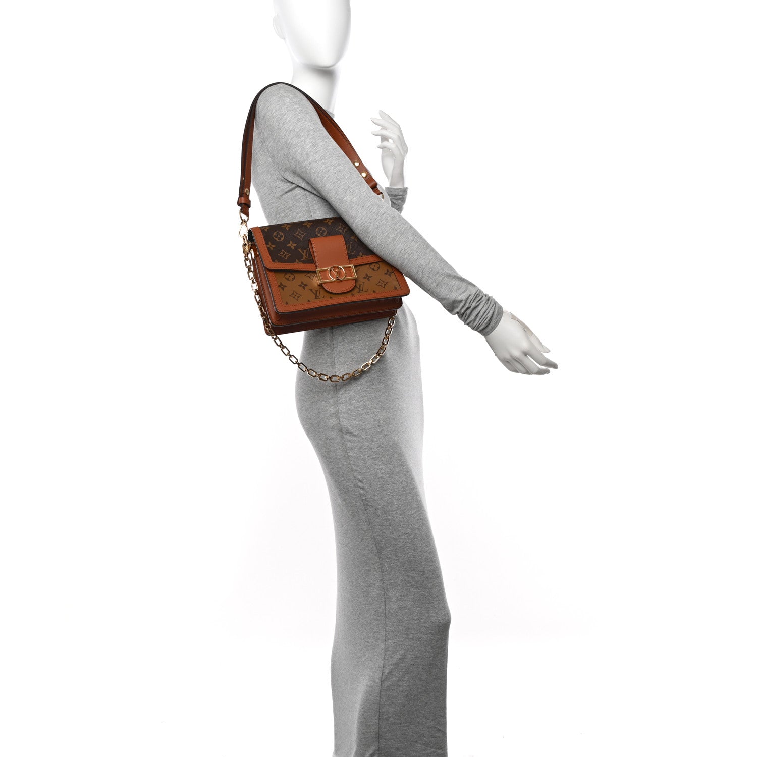Louis Vuitton Reverse Monogram Dauphine MM 2 of 11