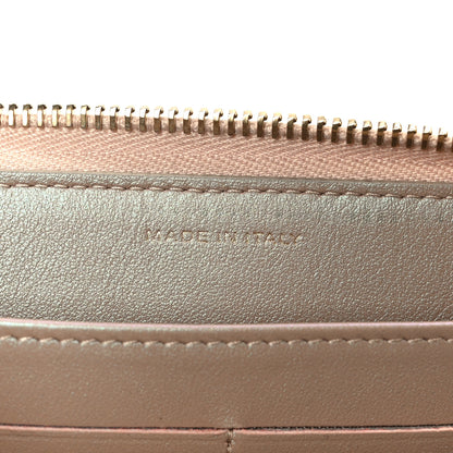 Chanel Iridescent Caviar Quilted Large Gusset Zip Around Wallet Beige 7 of 9