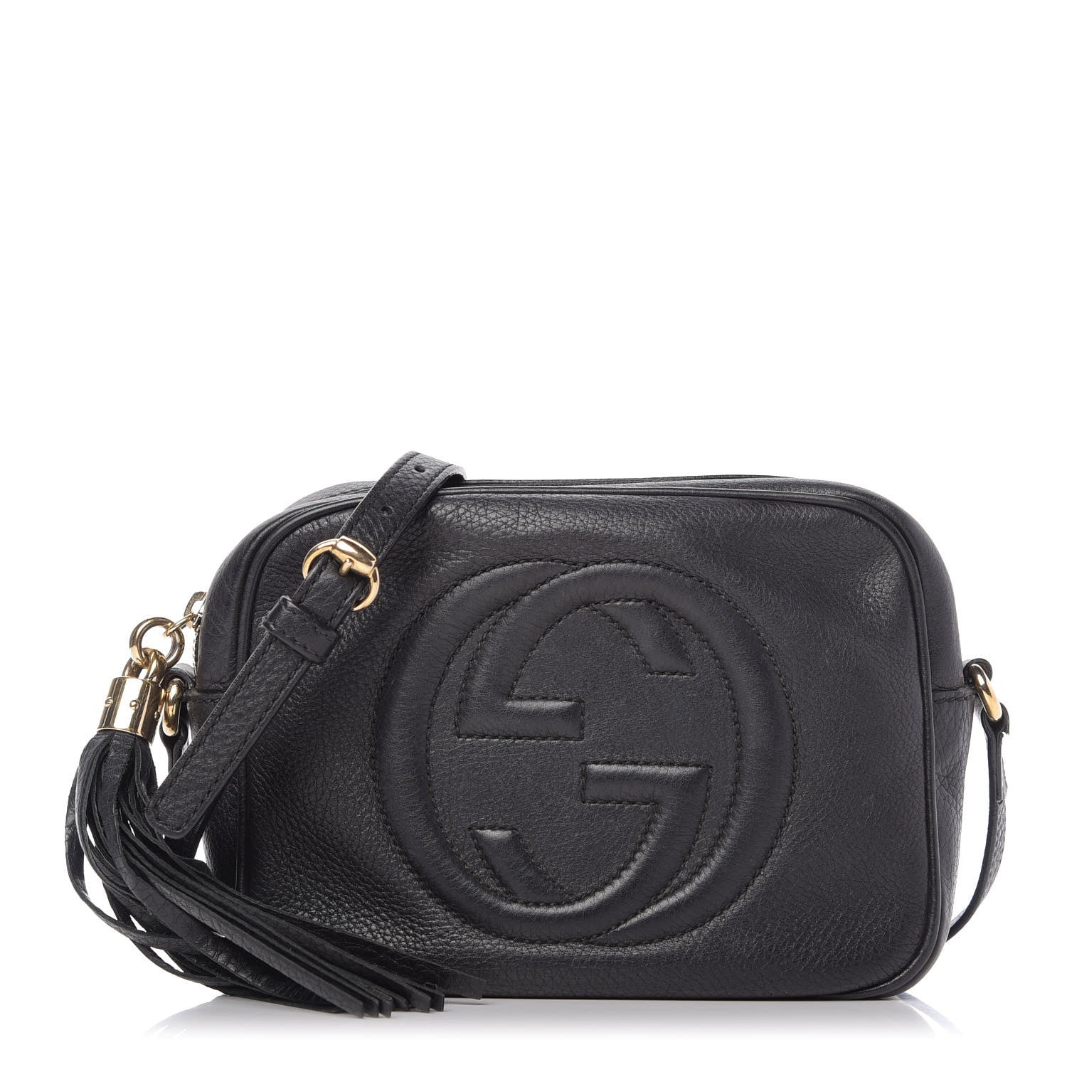 Gucci Pebbled Calfskin Small Soho Disco Bag Black 1 of 9