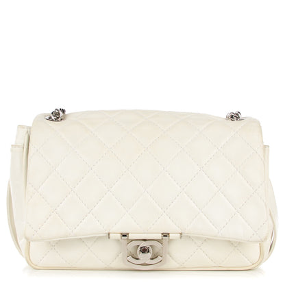 Chanel Lambskin Quilted Jumbo Icons Flap White 1 of 7