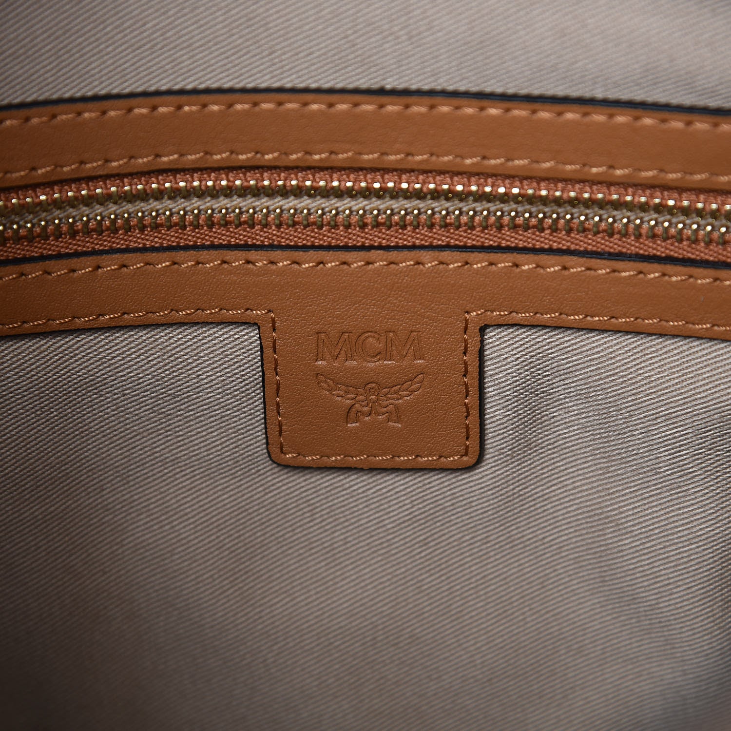 MCM Visetos Medium Klara Hobo Cognac 6 of 7