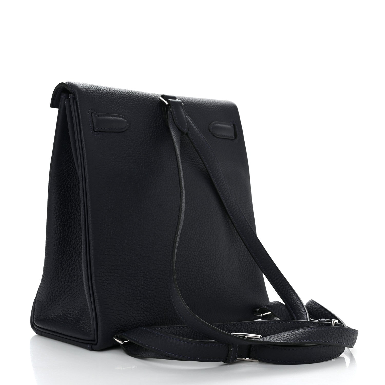 Hermes Togo Kelly Ado Backpack Bleu Nuit 2 of 11