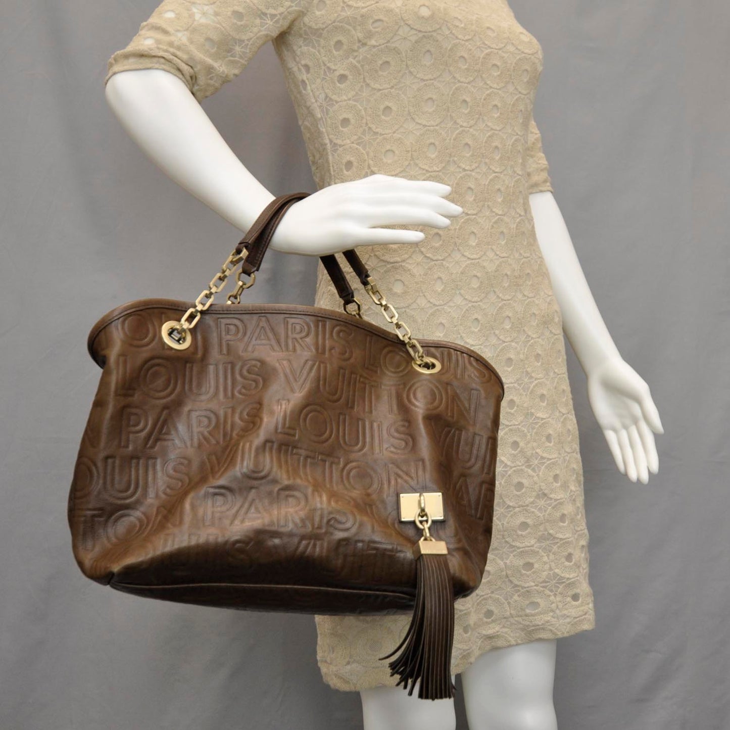 Monogram Paris Souple Whisper PM Chocolate
