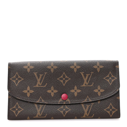 Louis Vuitton Monogram Emilie Wallet Fuchsia 1 of 6