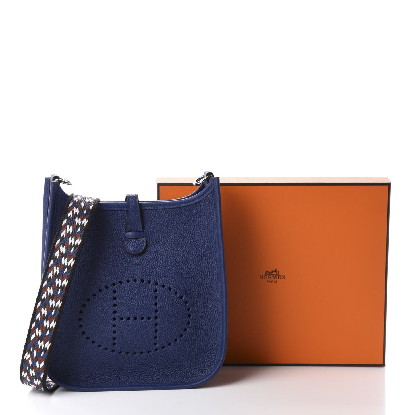 Taurillon Maurice Zigzag Evelyne TPM Bleu Saphir Bleu Zellige Indigo Black