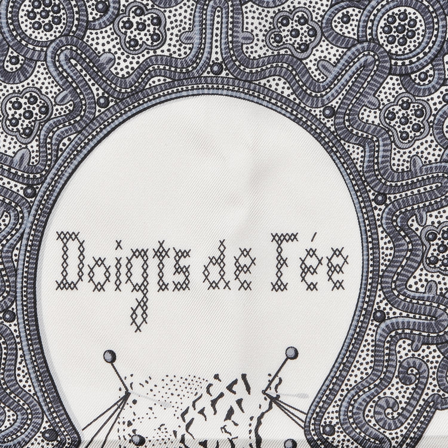 Hermes Silk Doigts de Fee Scarf 90 3 of 8