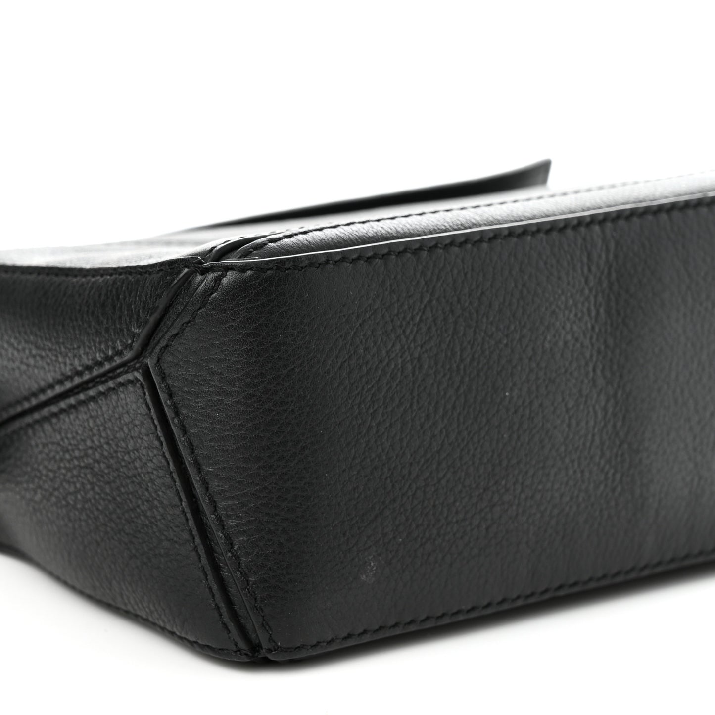 Calfskin Mini Puzzle Bag Black