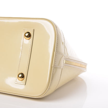 Louis Vuitton Vernis Alma PM Blanc Corail 6 of 15