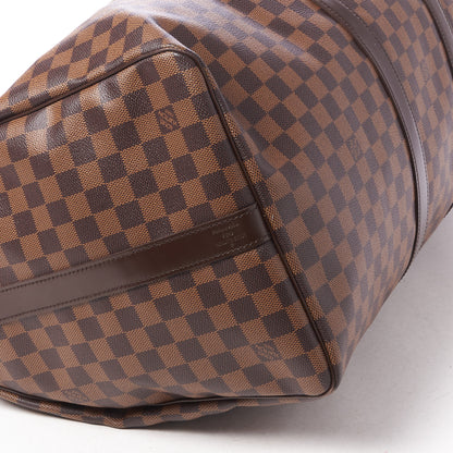 Louis Vuitton Damier Ebene Keepall Bandouliere 55 6 of 9