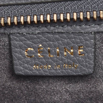 Celine Baby Grained Calfskin Nano Luggage Kohl 6 of 8