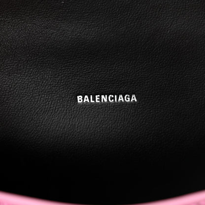 Balenciaga Strass Suede Hourglass Top Handle Bag XS Pink 6 of 16