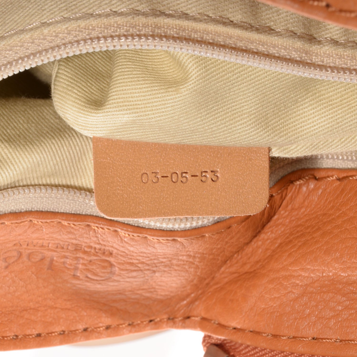 Chloe Leather Medium Paddington Satchel Tan 7 of 8