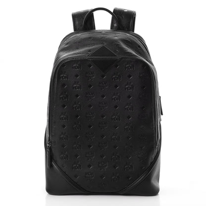 MCM Calfskin Ottomar Monogram Duke Backpack Black 1 of 13