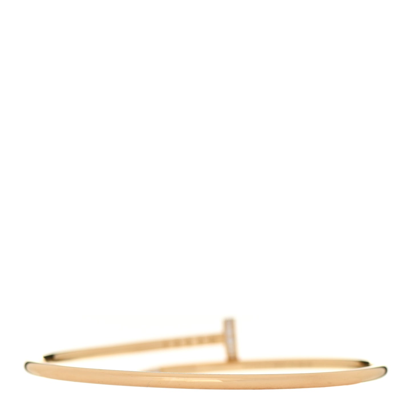 18K Yellow Gold Diamond Small Juste Un Clou Bracelet 16