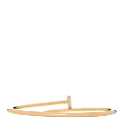 Cartier 18K Yellow Gold Diamond Small Juste Un Clou Bracelet 16 2 of 4