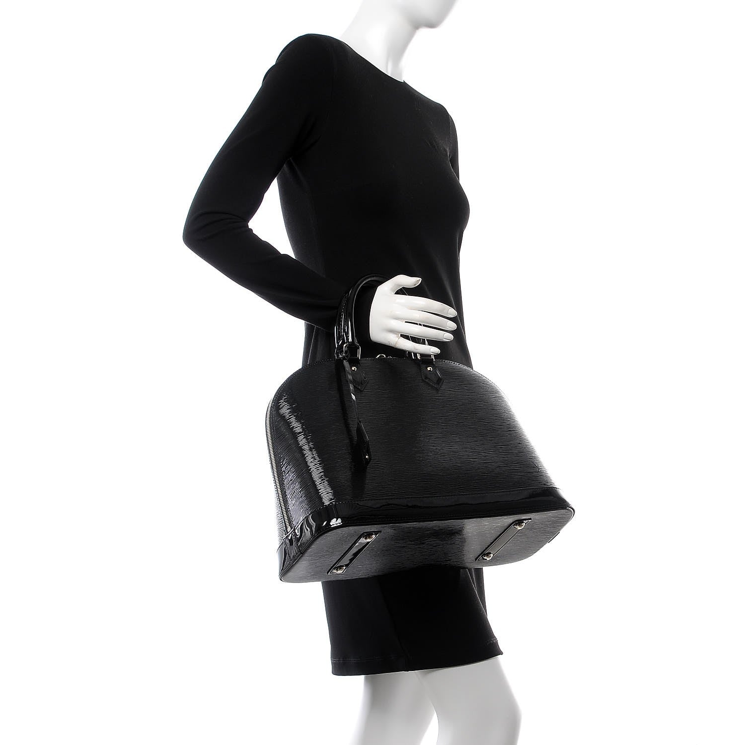Louis Vuitton Electric Epi Alma GM Black 2 of 7