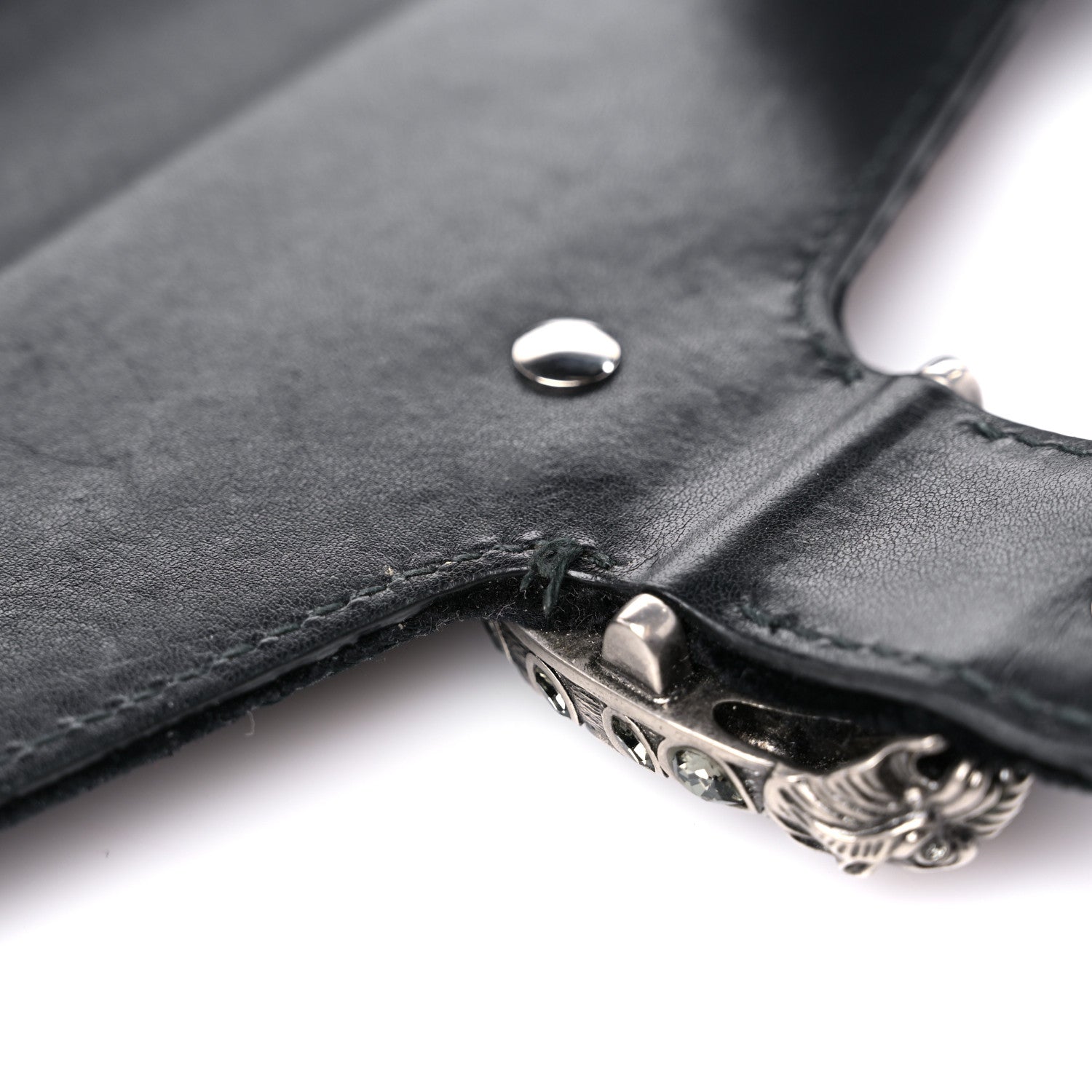 Gucci Velvet GG Monogram Mini Dionysus Chain Wallet Black 18 of 18